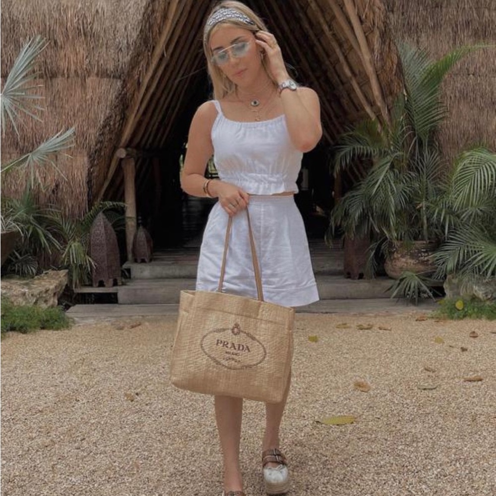 New Tote Prada raffia